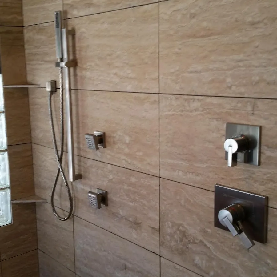 Shower fixture installation for Water Heater Replacement in Tolland